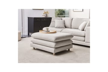 Fotpall Heden Beige/lyst tre - Beige/lyst tre - Møbler - Stoler - Krakk - Fotskammel