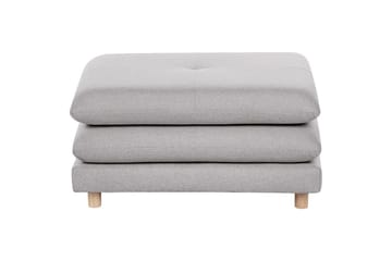 Fotpall Heden Grå/lyst tre - Grå/lyst tre - Møbler - Stoler - Krakk - Fotskammel