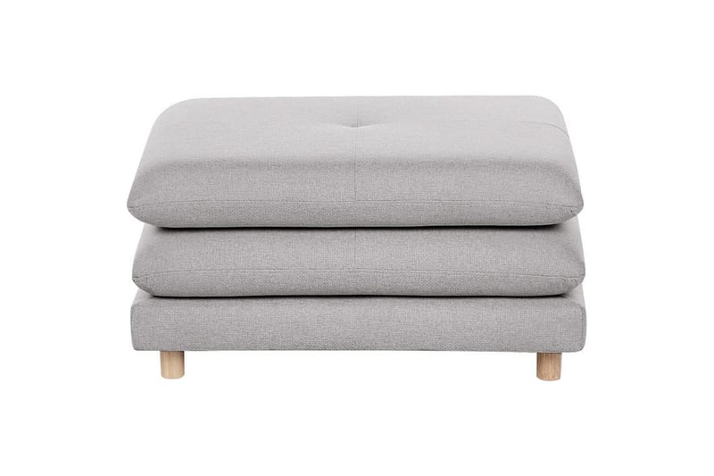 Fotpall Heden Grå/lyst tre - Grå/lyst tre - Møbler - Stoler - Krakk - Fotskammel