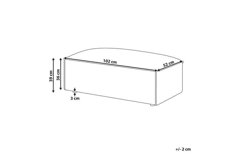 Fotpall Hellnar Beige - Beige - Møbler - Stoler - Krakk - Fotskammel