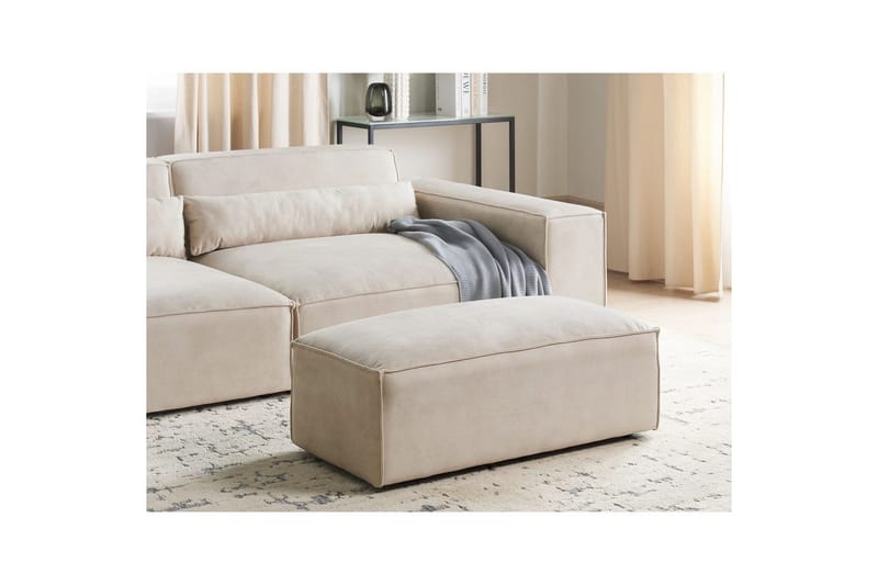 Fotpall Hellnar Beige - Beige - Møbler - Stoler - Krakk - Fotskammel