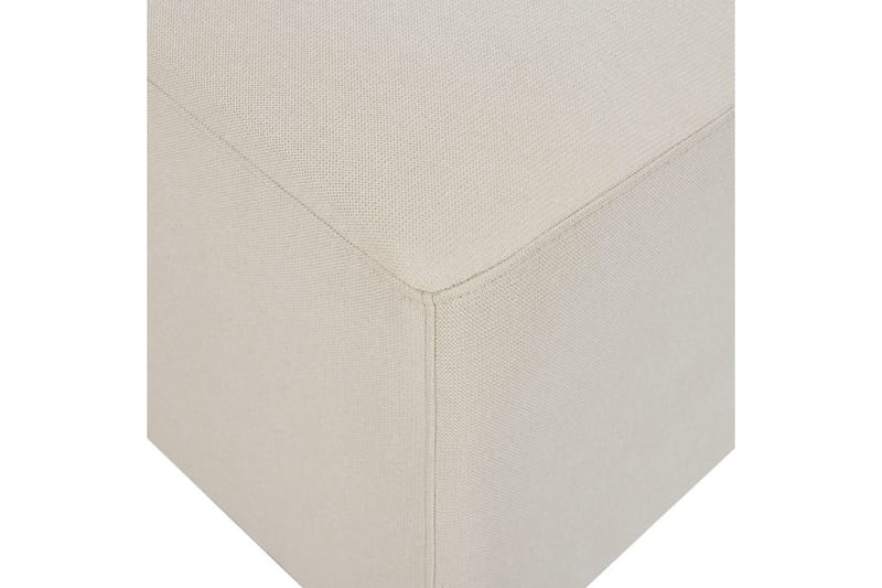 Fotpall Kohlo Beige/svart - Beige/svart - Møbler - Stoler - Krakk - Fotskammel