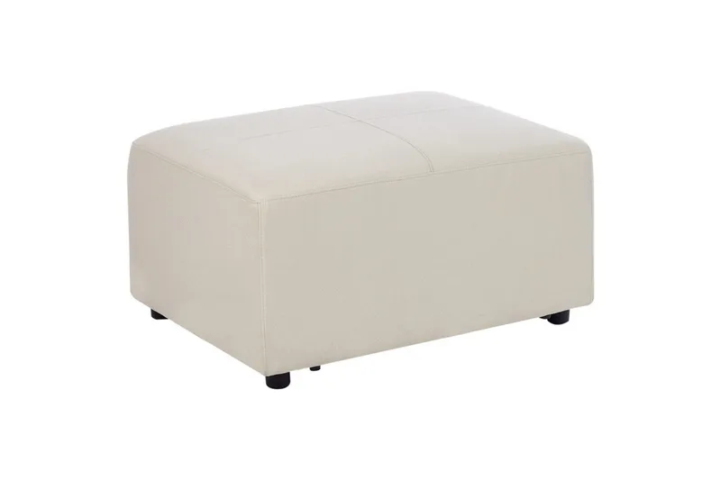 Fotpall Kohlo Beige/svart, Beige/svart
