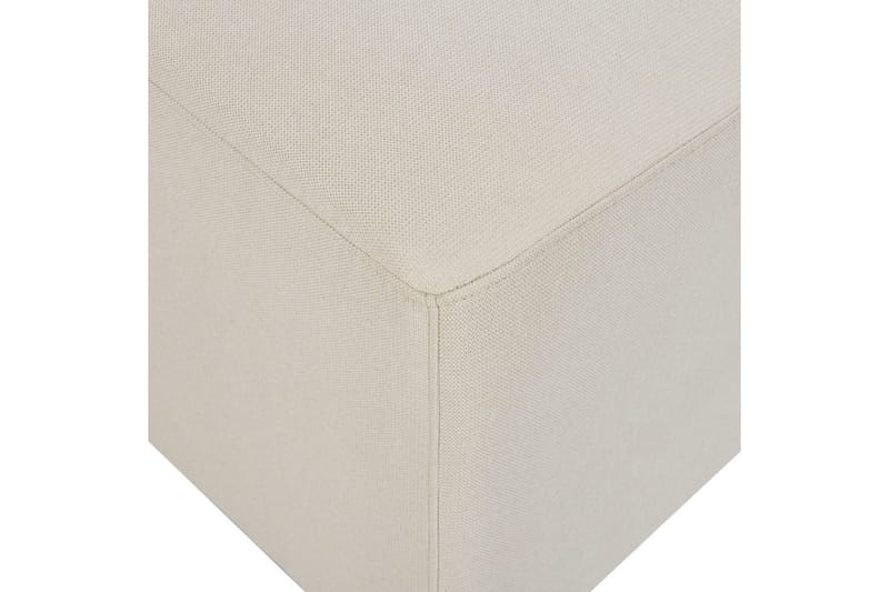 Fotpall Kohlo Beige/svart - Beige/svart - Møbler - Stoler - Krakk - Fotskammel
