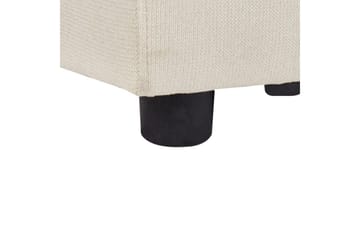 Fotpall Kohlo Beige/svart - Beige/svart - Møbler - Stoler - Krakk - Fotskammel