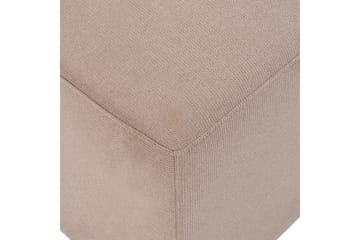 Fotpall Kohlo Taupe/svart - Taupe/svart - Møbler - Stoler - Krakk - Fotskammel