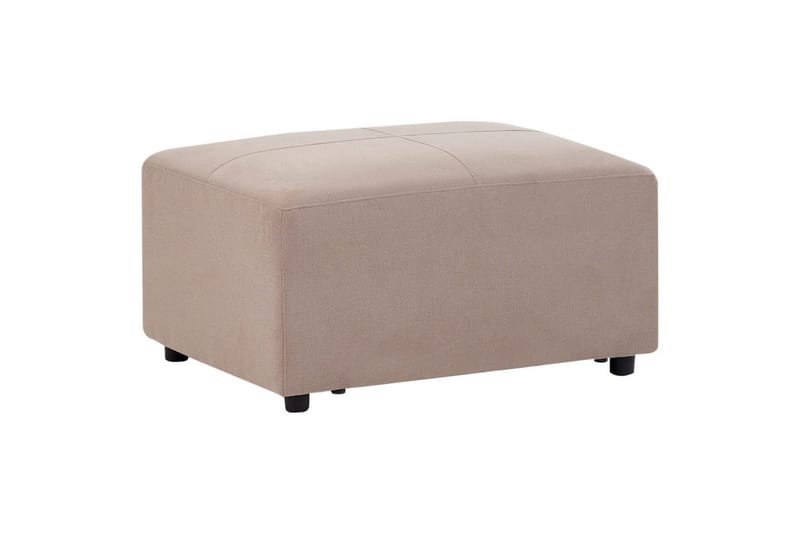 Fotpall Kohlo Taupe/svart - Taupe/svart - Møbler - Stoler - Krakk - Fotskammel