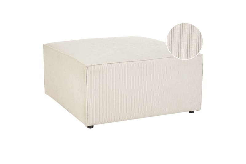 Fotpall Lemvig Beige, Beige