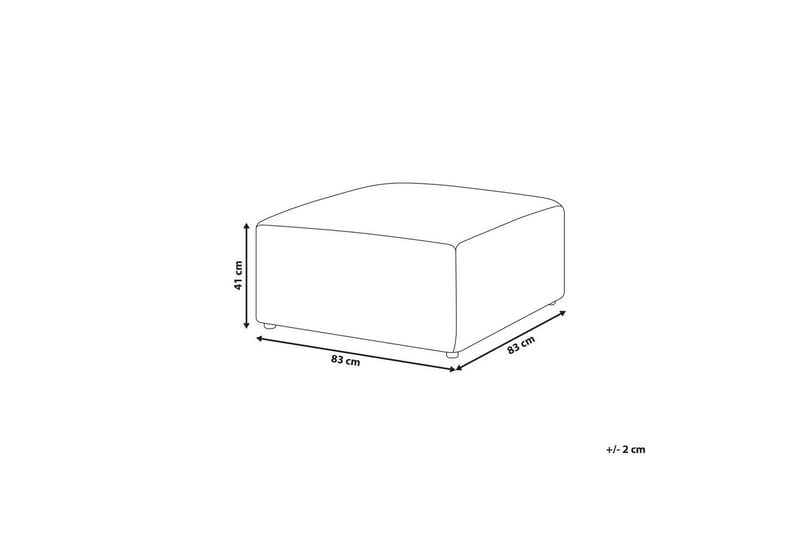 Fotpall Lemvig Beige - Beige - Møbler - Stoler - Krakk - Fotskammel