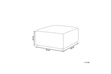 Fotpall Lemvig Hvit - Hvit - Møbler - Stoler - Krakk - Fotskammel