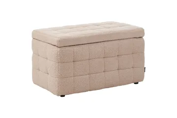 Fotpall Michigan Beige - Beige - Møbler - Stoler - Krakk - Fotskammel