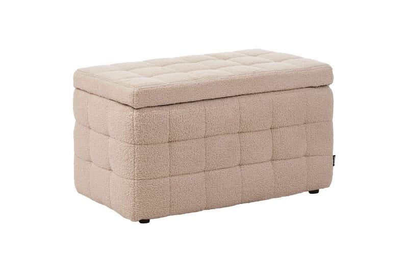 Fotpall Michigan Beige - Beige - Møbler - Stoler - Krakk - Fotskammel
