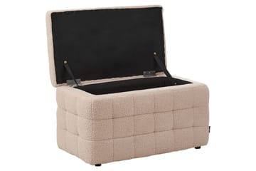 Fotpall Michigan Beige - Beige - Møbler - Stoler - Krakk - Fotskammel