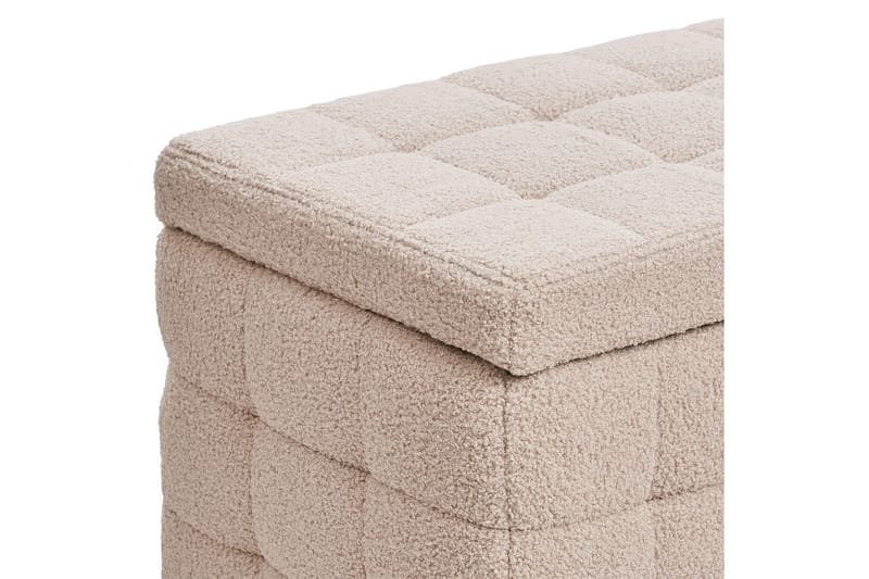 Fotpall Michigan Beige - Beige - Møbler - Stoler - Krakk - Fotskammel