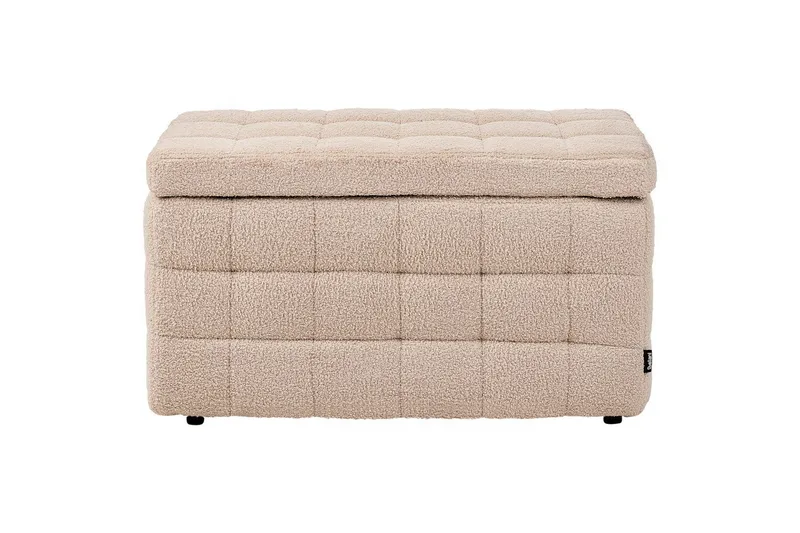 Fotpall Michigan Beige - Beige - Møbler - Stoler - Krakk - Fotskammel