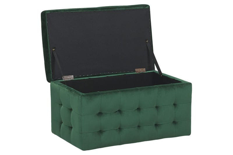 Fotpall Michigan Grønn - Grønn - Møbler - Stoler - Krakk - Fotskammel