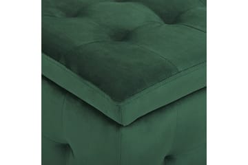 Fotpall Michigan Grønn - Grønn - Møbler - Stoler - Krakk - Fotskammel