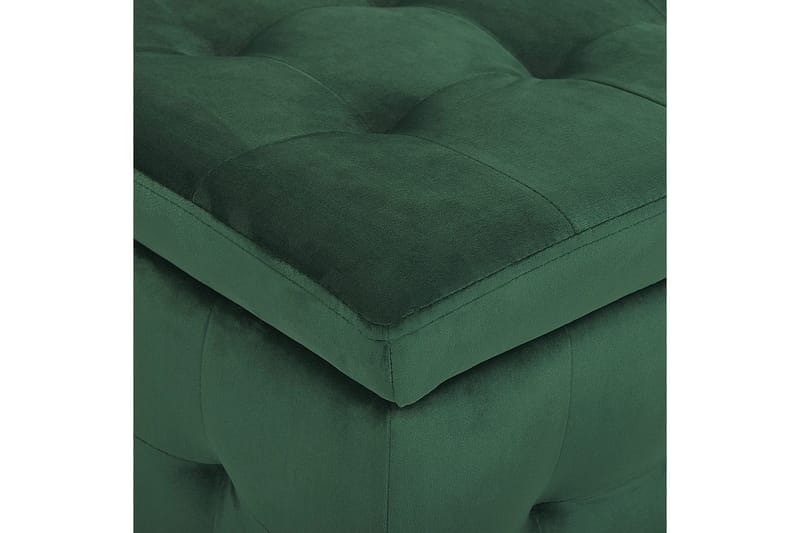 Fotpall Michigan Grønn - Grønn - Møbler - Stoler - Krakk - Fotskammel