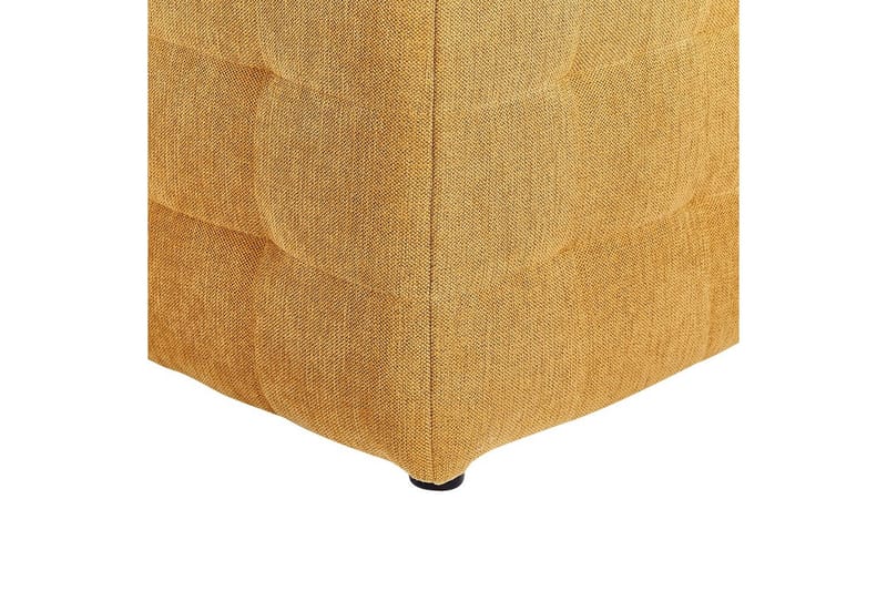 Fotpall Michigan Gul - Gul - Møbler - Stoler - Krakk - Fotskammel