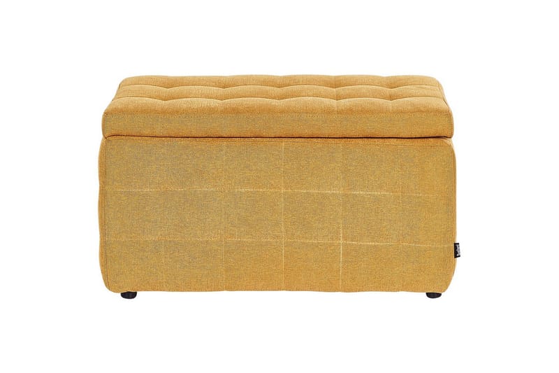 Fotpall Michigan Gul - Gul - Møbler - Stoler - Krakk - Fotskammel