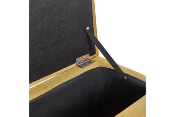 Fotpall Michigan Gul - Gul - Møbler - Stoler - Krakk - Fotskammel