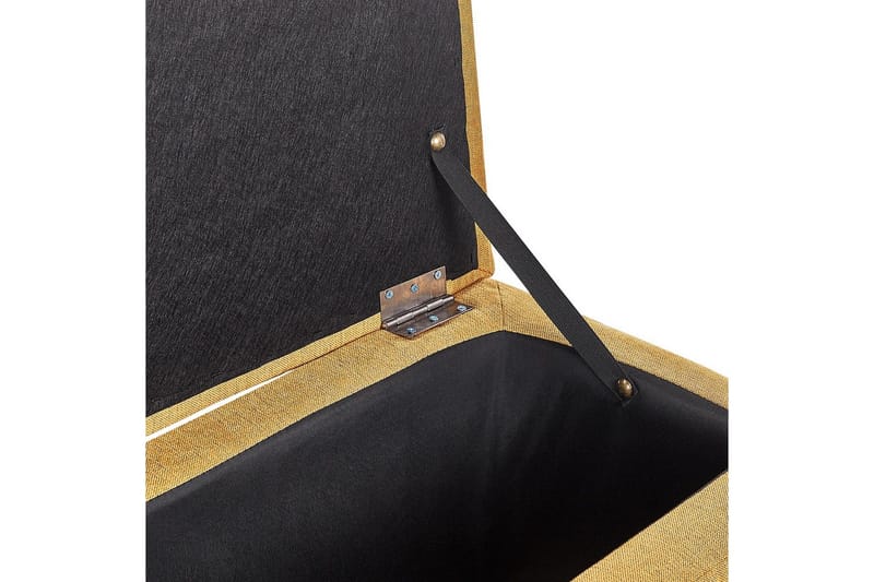 Fotpall Michigan Gul - Gul - Møbler - Stoler - Krakk - Fotskammel