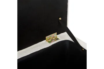 Fotpall Michigan Hvit - Hvit - Møbler - Stoler - Krakk - Fotskammel