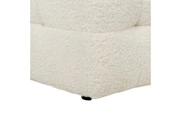 Fotpall Michigan Hvit - Hvit - Møbler - Stoler - Krakk - Fotskammel