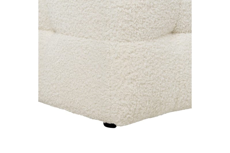 Fotpall Michigan Hvit - Hvit - Møbler - Stoler - Krakk - Fotskammel