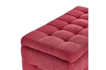 Fotpall Michigan Rød - Rød - Møbler - Stoler - Krakk - Fotskammel