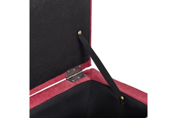 Fotpall Michigan Rød - Rød - Møbler - Stoler - Krakk - Fotskammel