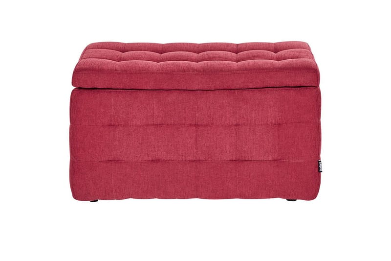 Fotpall Michigan Rød - Rød - Møbler - Stoler - Krakk - Fotskammel