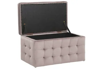 Fotpall Michigan Rosa - Rosa - Møbler - Stoler - Krakk - Fotskammel