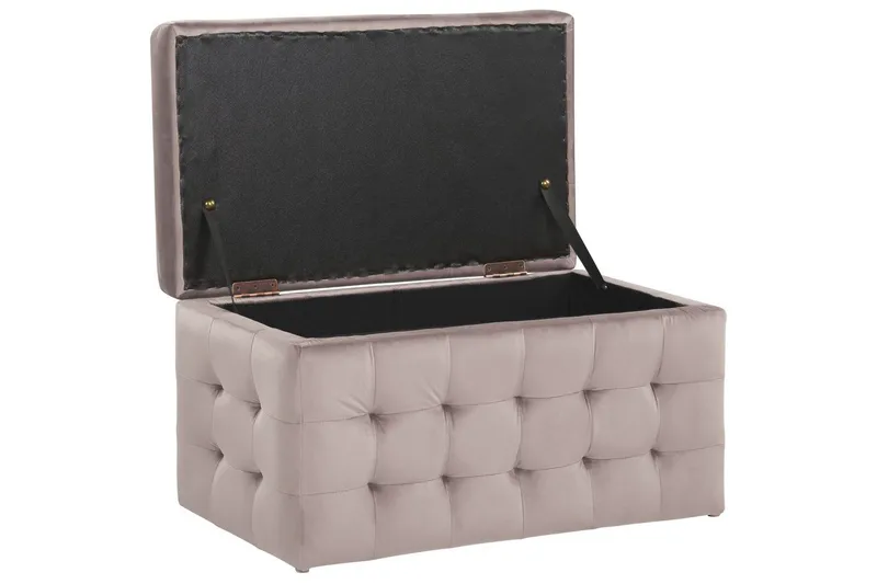 Fotpall Michigan Rosa - Rosa - Møbler - Stoler - Krakk - Fotskammel