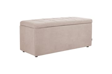 Fotpall Orem Beige/svart - Beige/svart - Møbler - Stoler - Krakk - Fotskammel