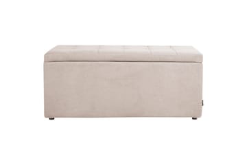 Fotpall Orem Beige/svart - Beige/svart - Møbler - Stoler - Krakk - Fotskammel