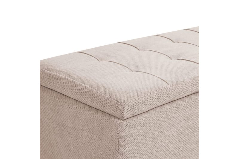 Fotpall Orem Beige/svart - Beige/svart - Møbler - Stoler - Krakk - Fotskammel