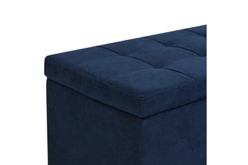 Fotpall Orem Blå/Svart - Blå/Svart - Møbler - Stoler - Krakk - Fotskammel
