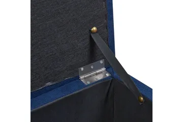 Fotpall Orem Blå/Svart - Blå/Svart - Møbler - Stoler - Krakk - Fotskammel