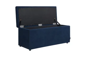 Fotpall Orem Blå/Svart - Blå/Svart - Møbler - Stoler - Krakk - Fotskammel