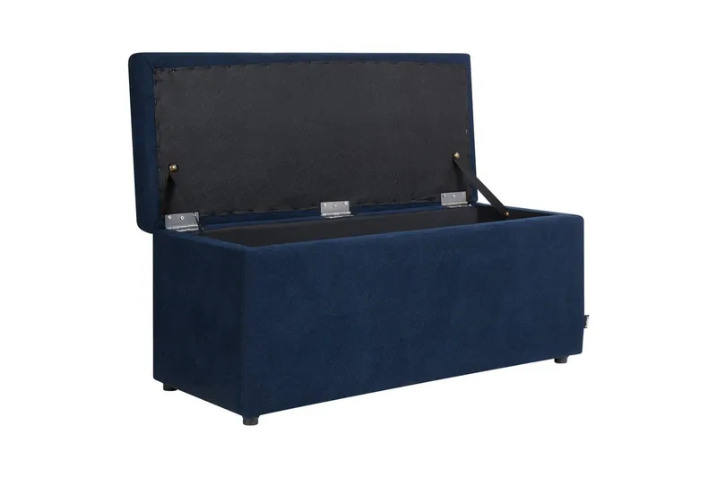 Fotpall Orem Blå/Svart - Blå/Svart - Møbler - Stoler - Krakk - Fotskammel