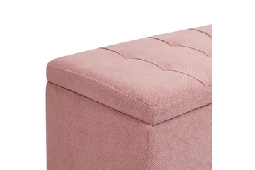 Fotpall Orem Rosa/Svart - Rosa/Svart - Møbler - Stoler - Krakk - Fotskammel