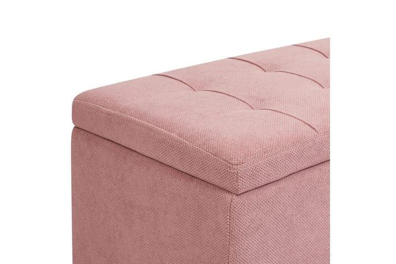 Fotpall Orem Rosa/Svart - Rosa/Svart - Møbler - Stoler - Krakk - Fotskammel