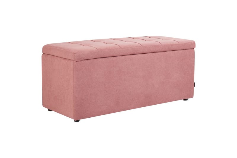 Fotpall Orem Rosa/Svart - Rosa/Svart - Møbler - Stoler - Krakk - Fotskammel