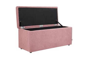 Fotpall Orem Rosa/Svart - Rosa/Svart - Møbler - Stoler - Krakk - Fotskammel