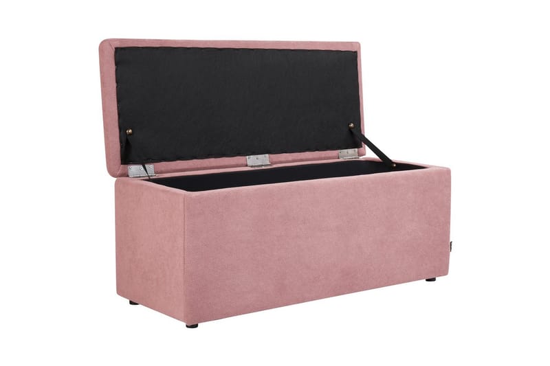 Fotpall Orem Rosa/Svart - Rosa/Svart - Møbler - Stoler - Krakk - Fotskammel