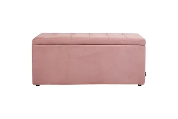 Fotpall Orem Rosa/Svart - Rosa/Svart - Møbler - Stoler - Krakk - Fotskammel