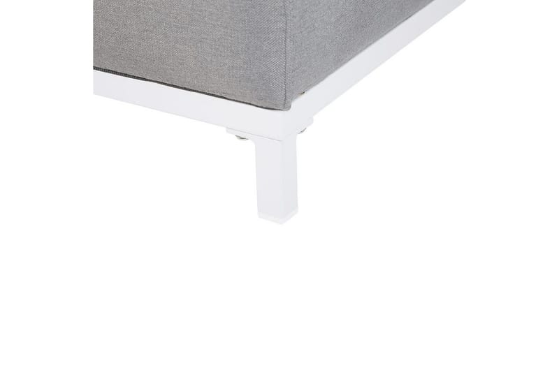 Fotpall Rovigo Lys grå/hvit - Lys grå/hvit - Møbler - Stoler - Krakk - Fotskammel