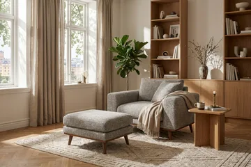 Fotpall Scandinavian Choice Silencio 86 - Møbler - Stoler - Krakk - Fotskammel
