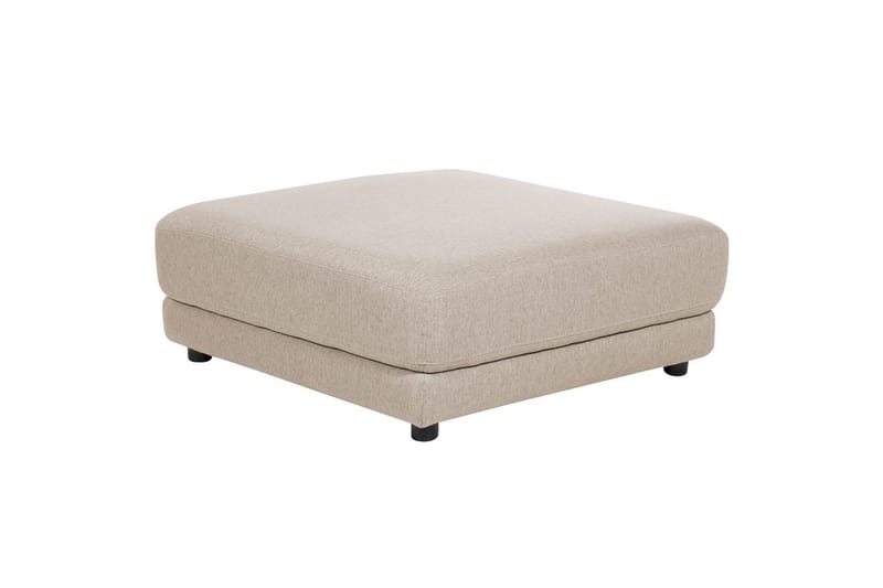 Fotpall Sigtuna Beige/svart - Beige/svart - Møbler - Stoler - Krakk - Fotskammel